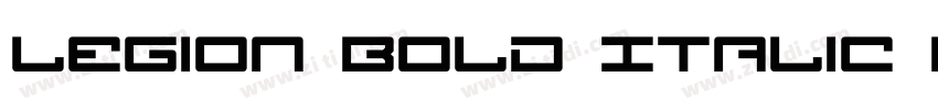 Legion Bold Italic B字体转换